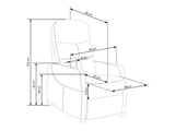 Krēsls reglainer 309089