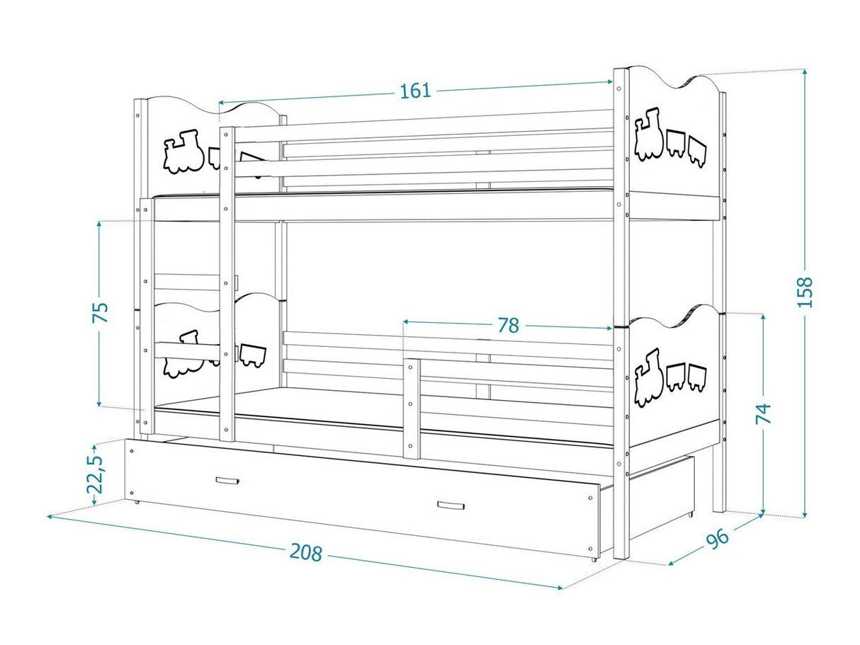Divstāvu gulta 144748