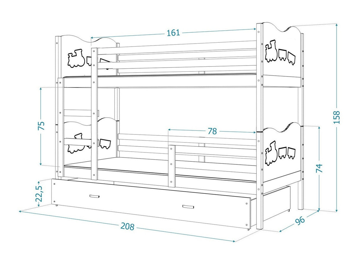 Divstāvu gulta 144748