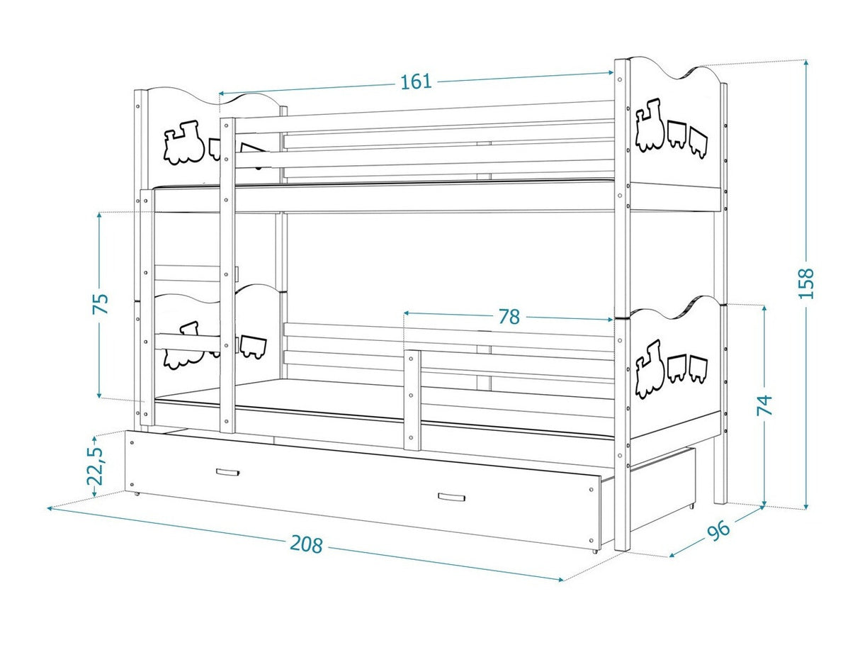 Divstāvu gulta 144748