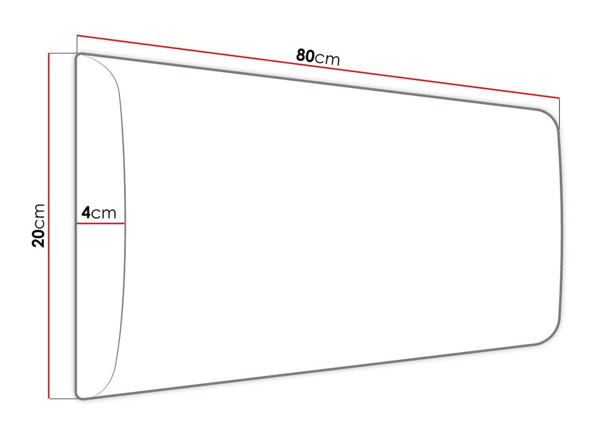Mīksts sienas panelis 377634 (80x20)