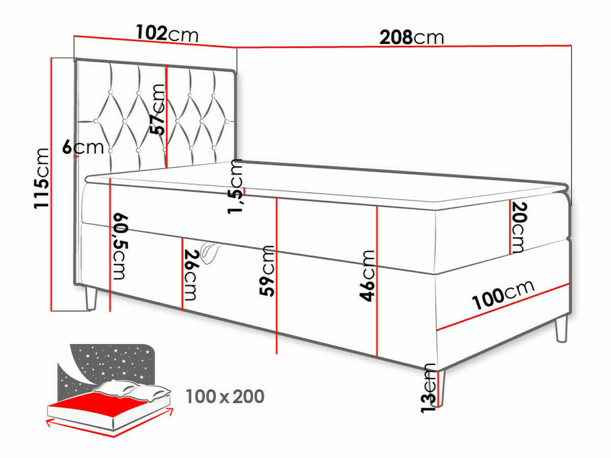 Kontinentālā gulta 470340