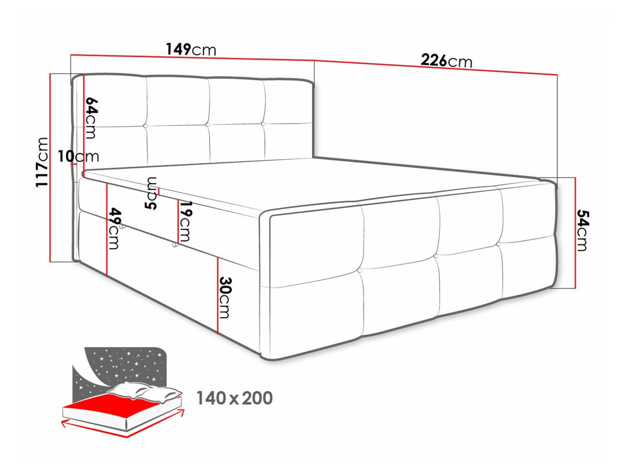 Kontinentālā gulta 473260