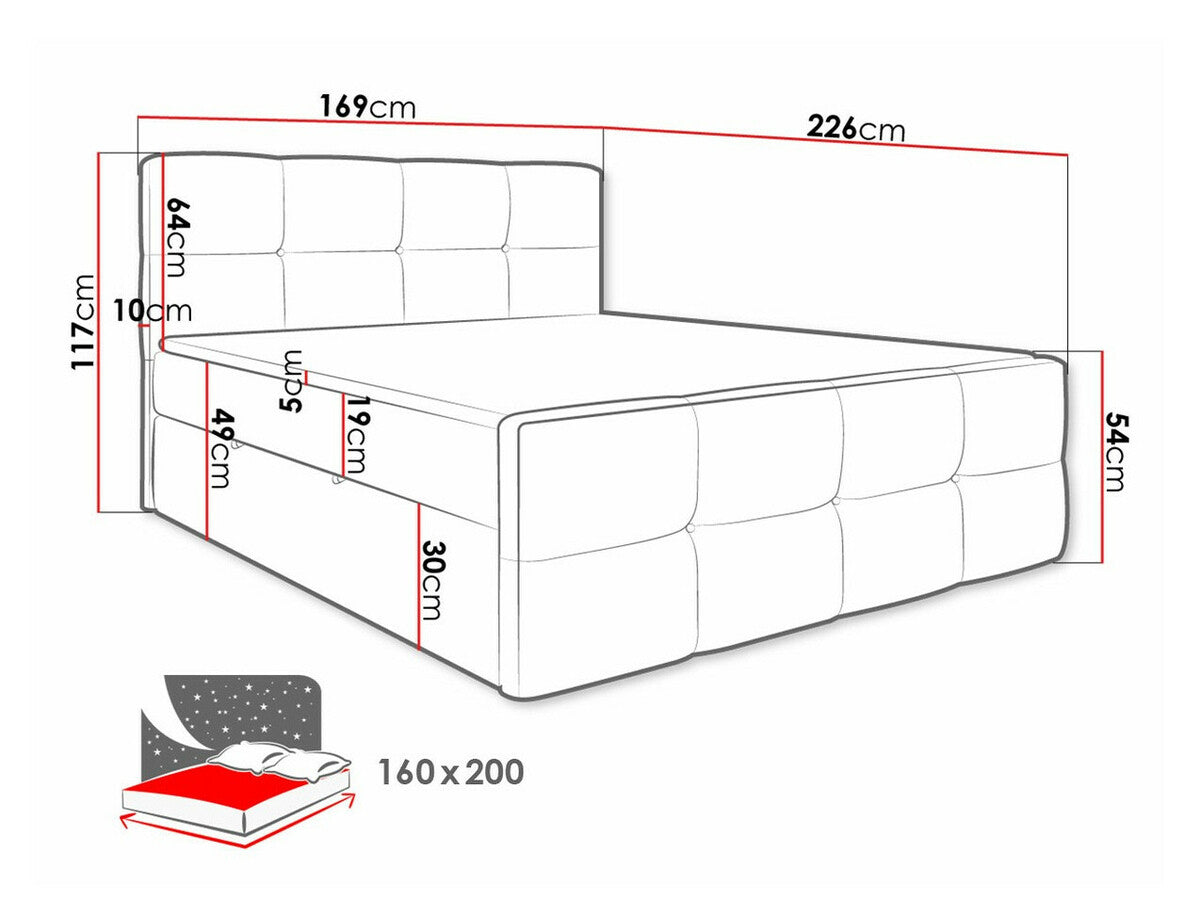 Kontinentālā gulta 473260