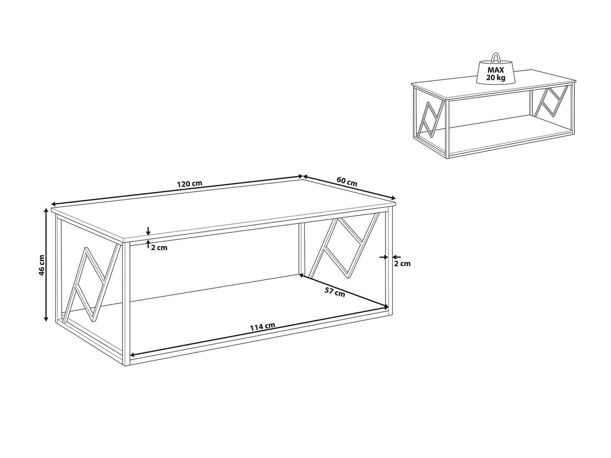 Žurnālu galdiņš 514104