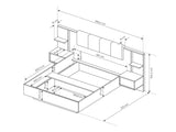Gulta 515645 Ar naktsgaldiņiem