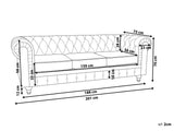 Chesterfield dīvāns 520409