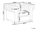 Chesterfield krēsls 520955