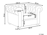 Chesterfield krēsls 520955