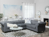 Chesterfield stūra dīvāns 521303