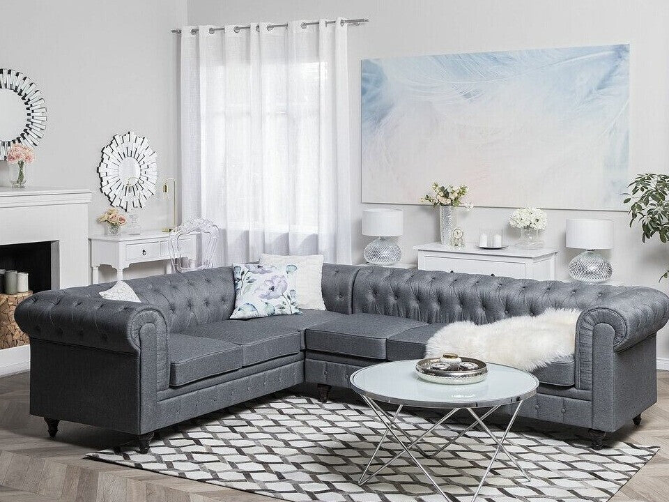 Chesterfield stūra dīvāns 521303