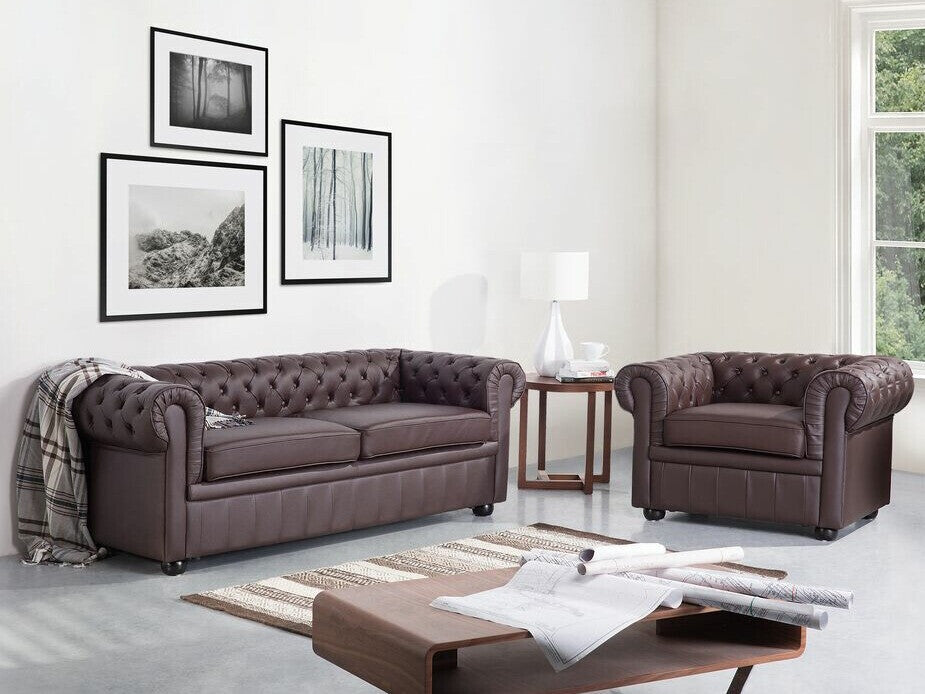 Chesterfield mīksto mēbeļu komplekts 521551