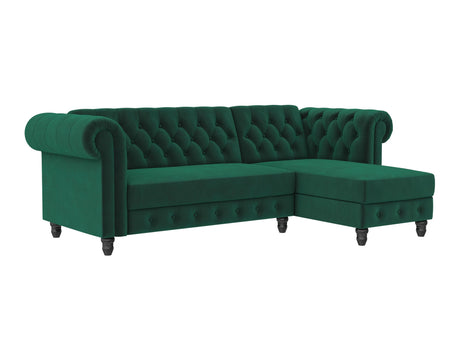 Chesterfield stūra dīvāns 513819