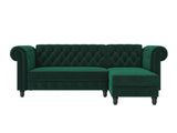 Chesterfield stūra dīvāns 513819