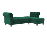Chesterfield stūra dīvāns 513819