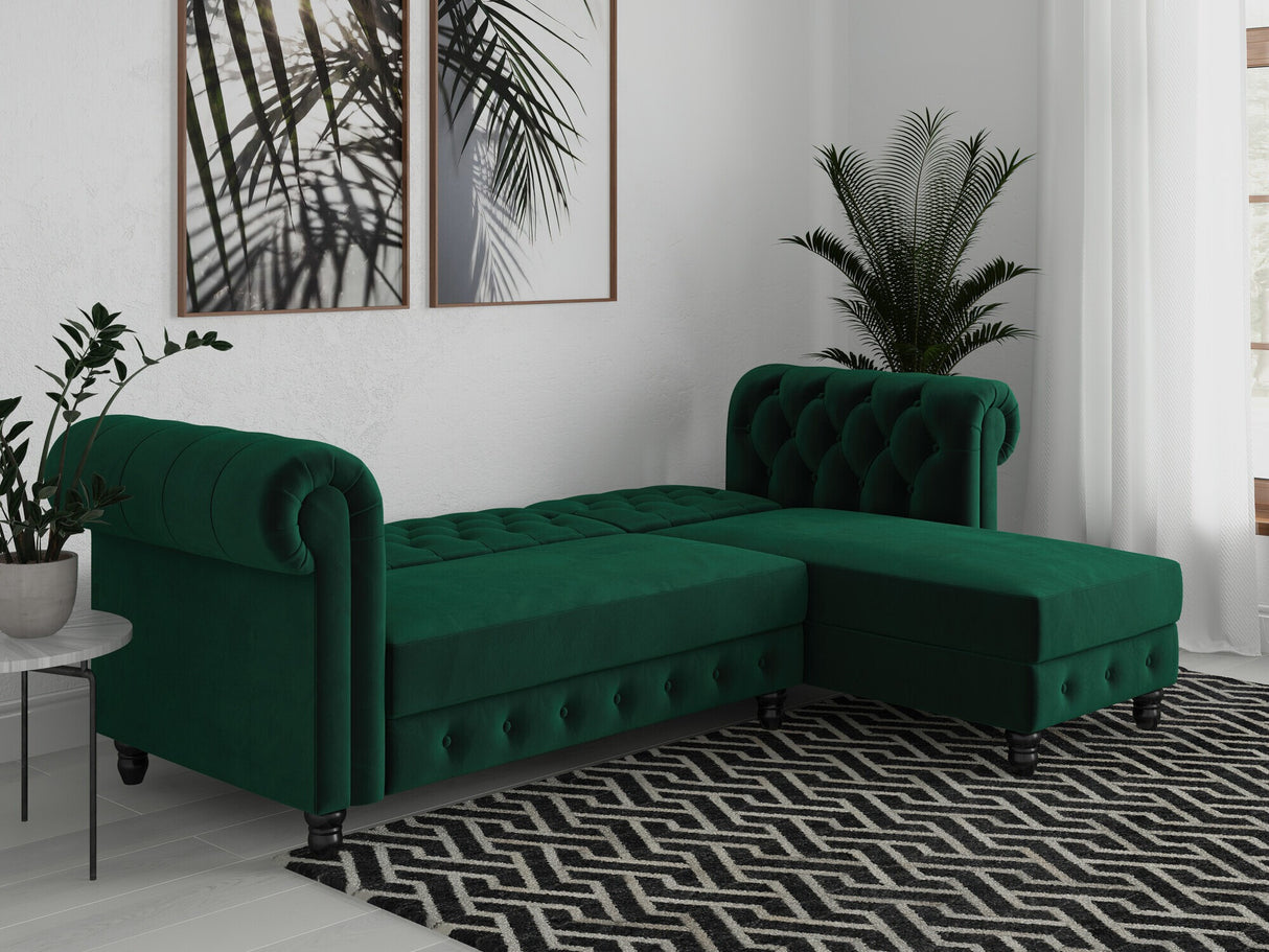 Chesterfield stūra dīvāns 513819