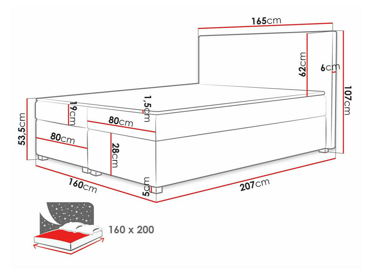 Kontinentālā gulta 536733