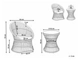 Dārza mēbeļu komplekts 540336