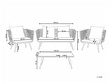 Dārza mēbeļu komplekts 540549