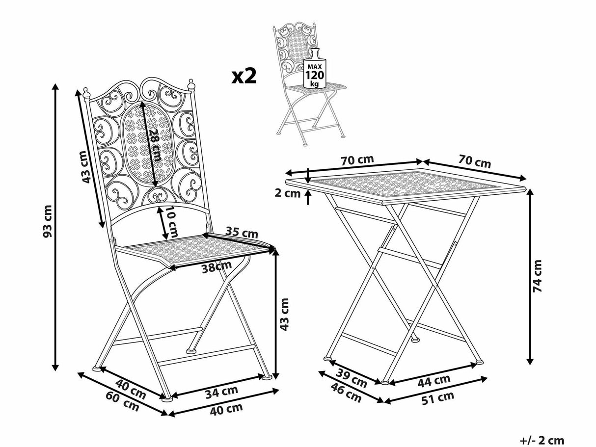 Balkona komplekts 540748