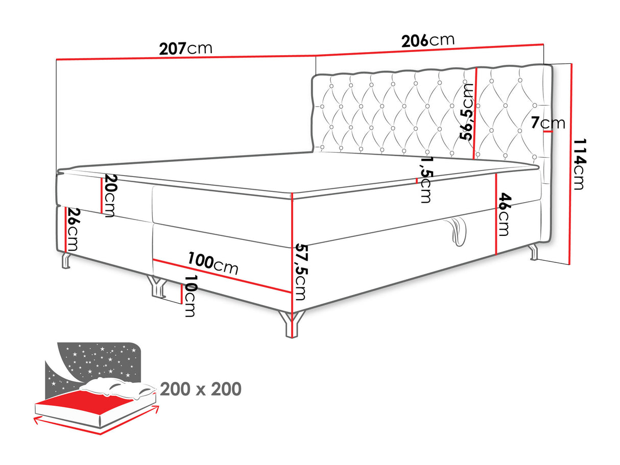 Kontinentālā gulta 541039