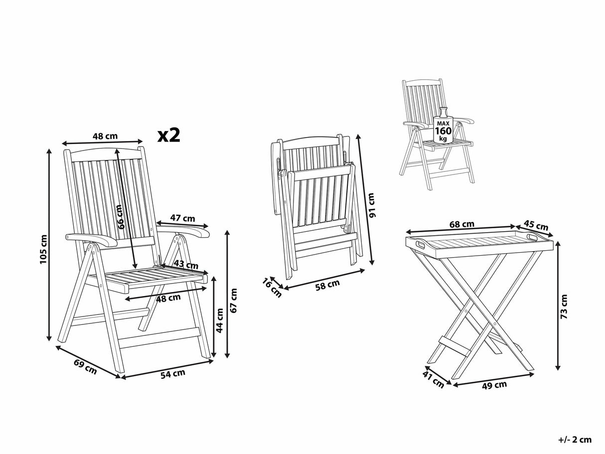 Balkona komplekts 541248