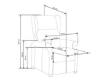 Krēsls reglainer 240210