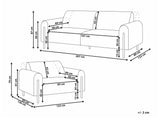 Mīksto mēbeļu komplekts 550502