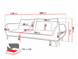 Dīvāns gulta 558632