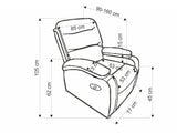 Krēsls reglainer 562452