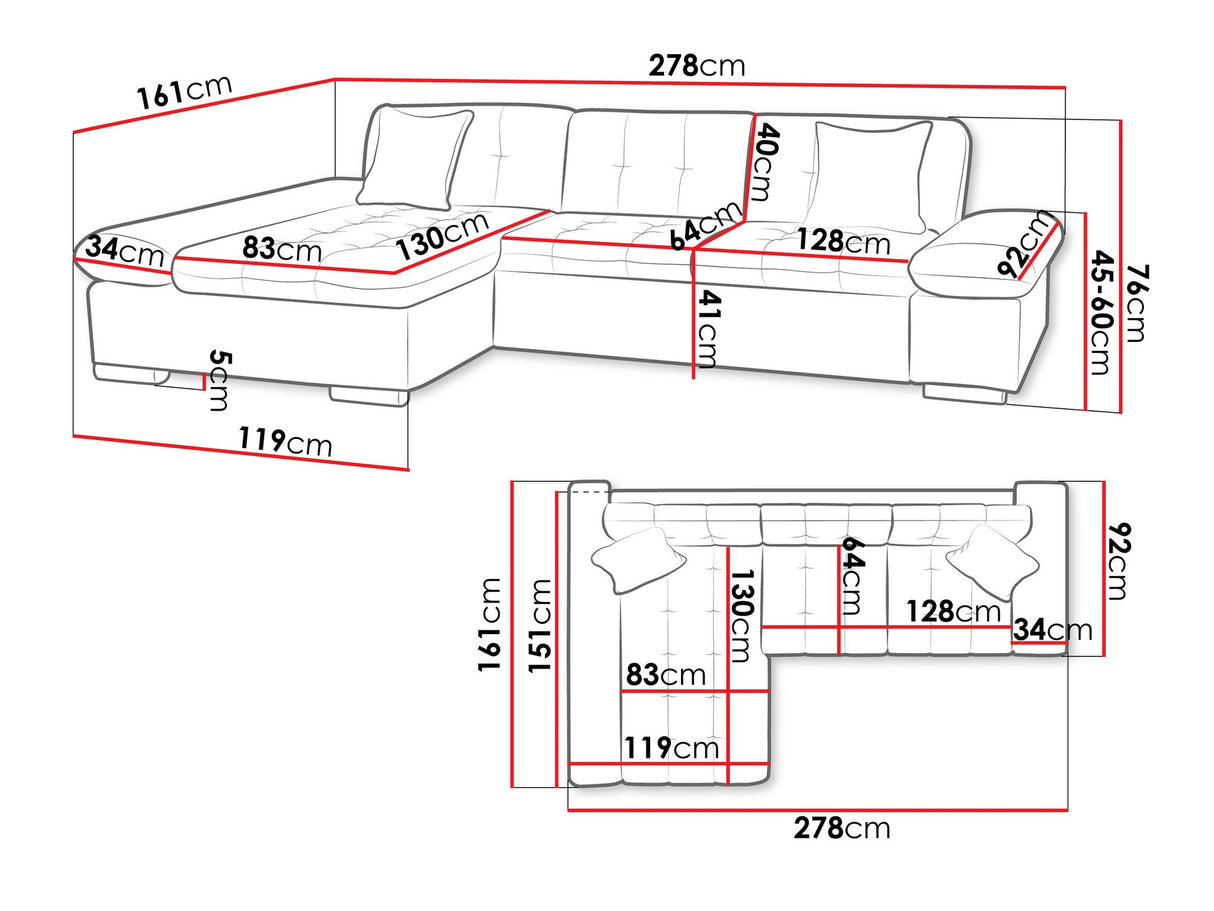 Stūra dīvāns 464104