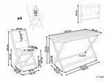 Galds un krēslu komplekts 577045