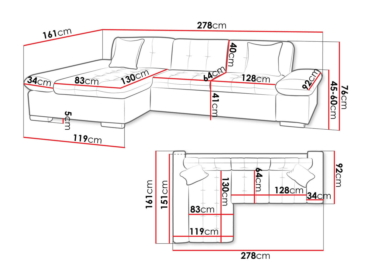 Stūra dīvāns 464104