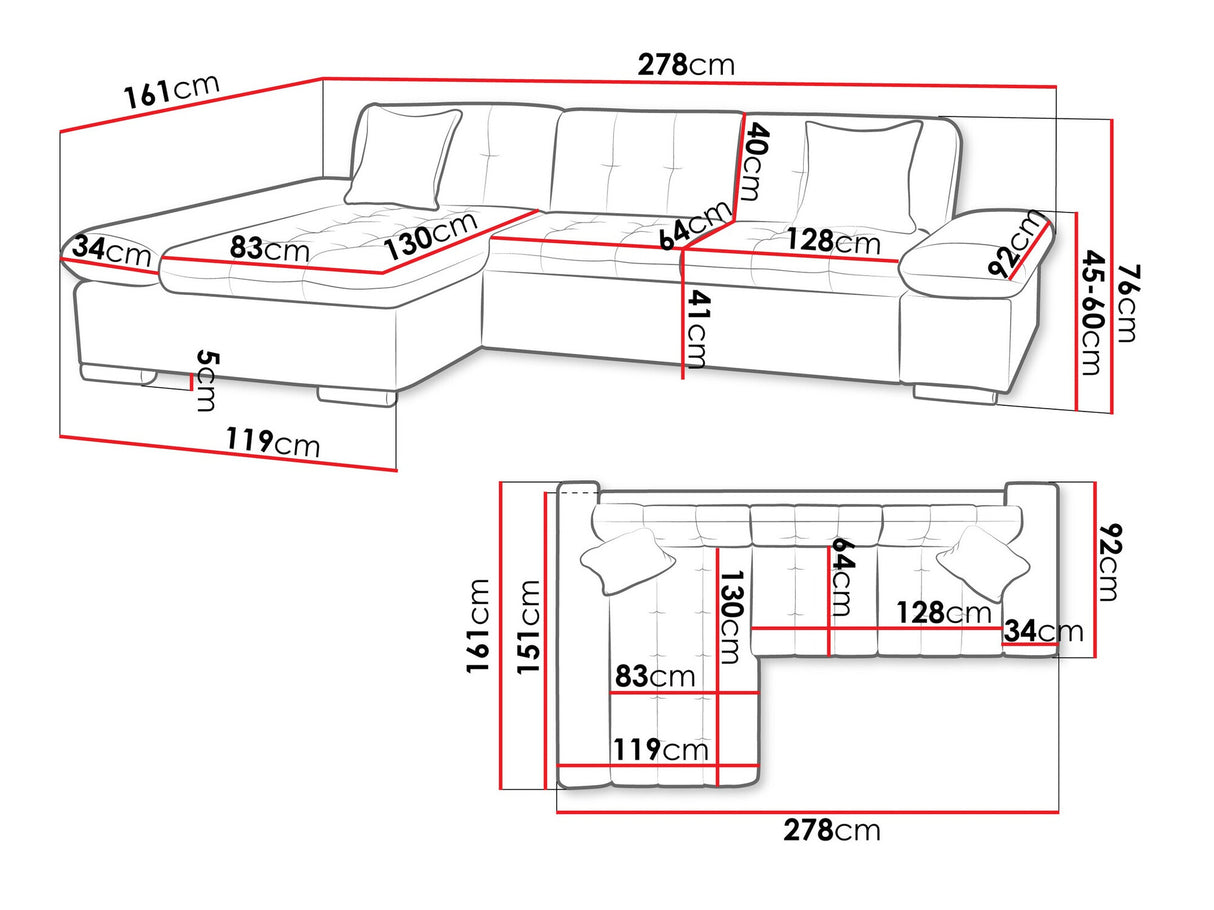 Stūra dīvāns 464104