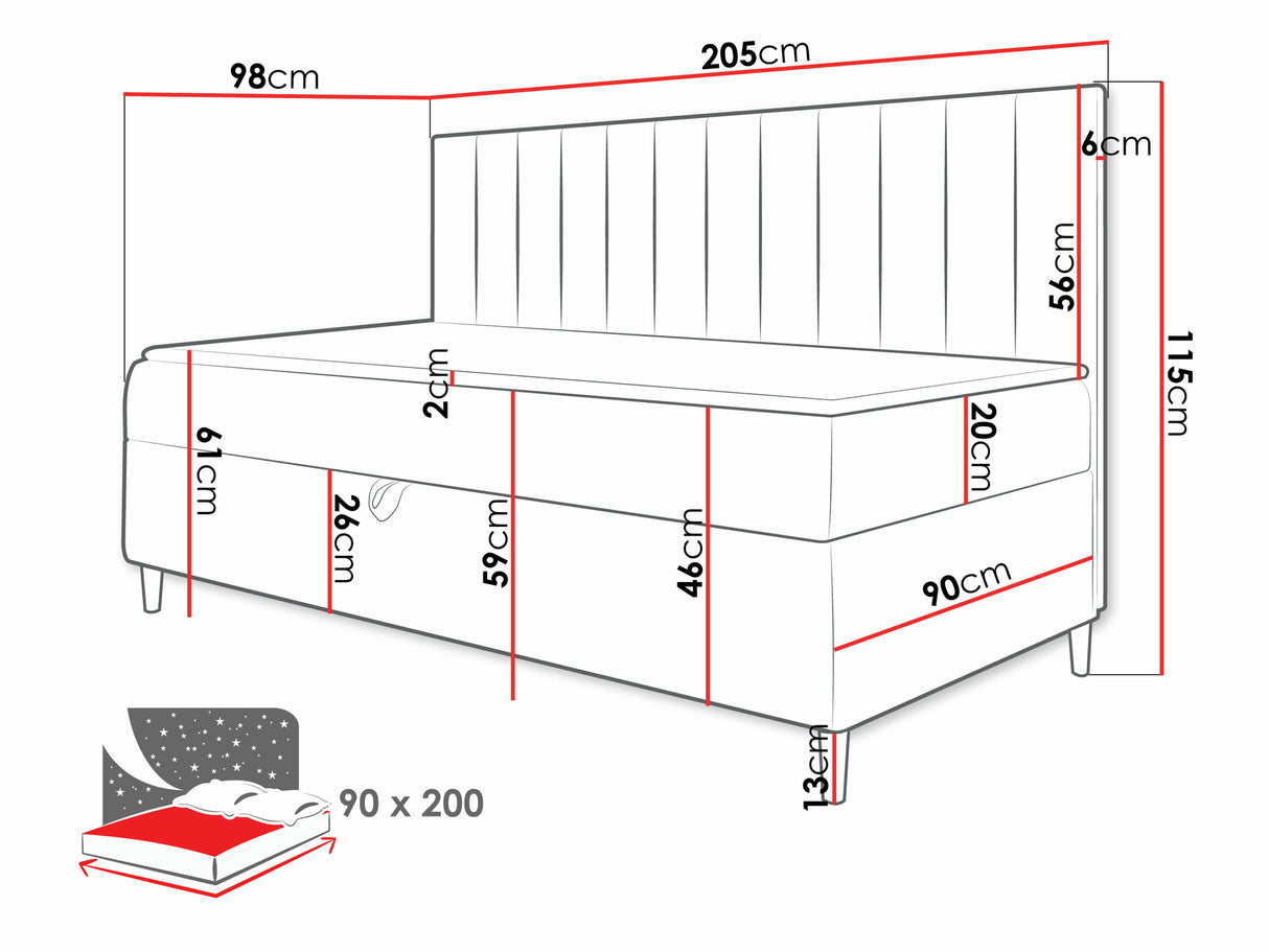 Kontinentālā gulta 469778 4008044