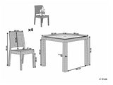 Galds un krēslu komplekts 588694