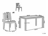 Galds un krēslu komplekts 588748