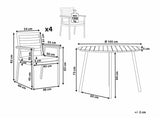 Galds un krēslu komplekts 589074
