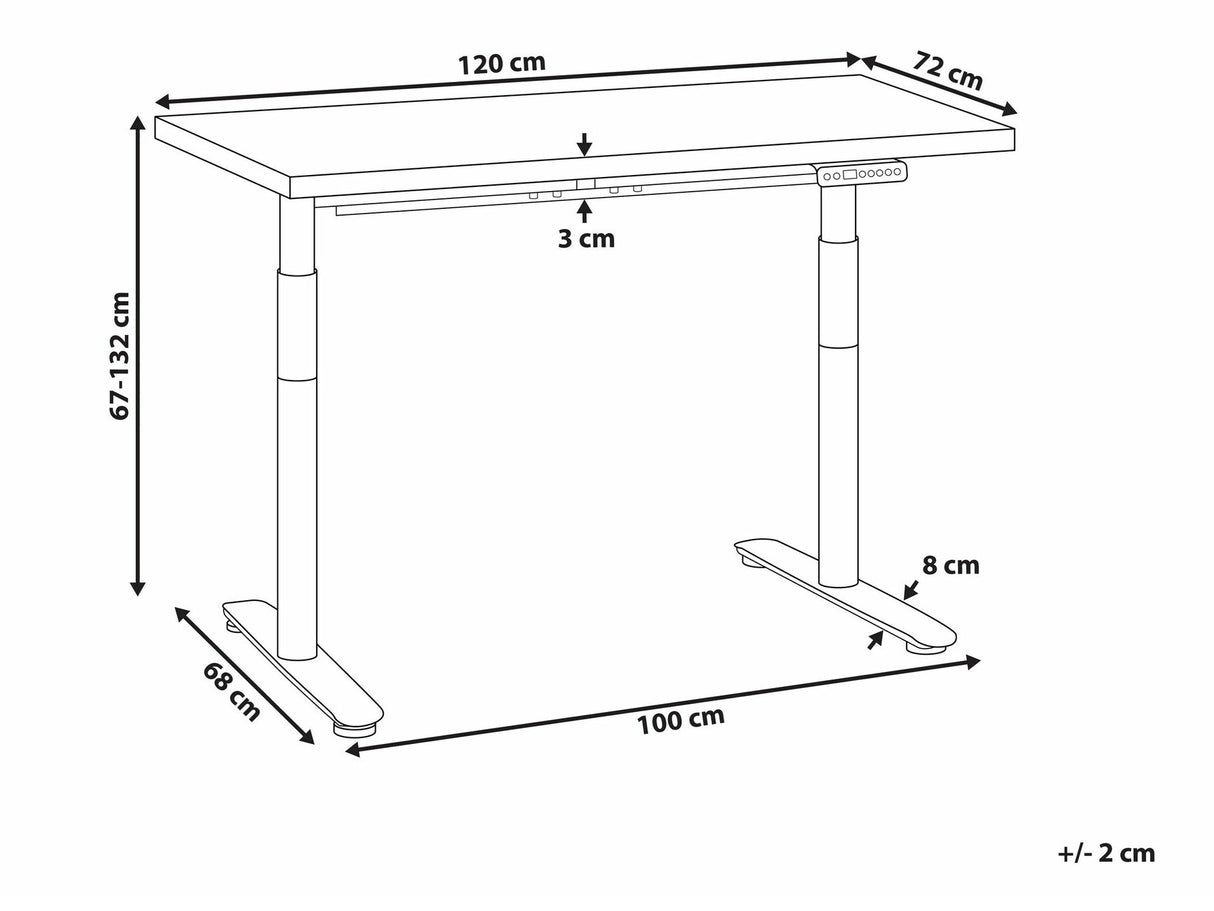 Rakstāmgalds ar regulējamu augstumu 590324