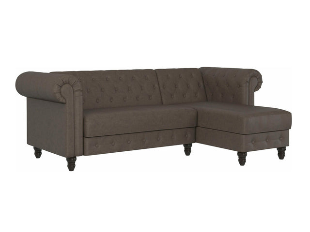 Chesterfield stūra dīvāns 513819