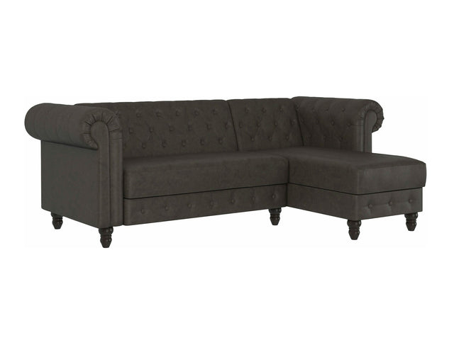 Chesterfield stūra dīvāns 513819