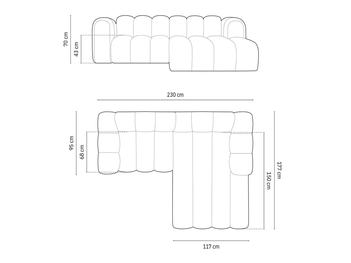 Stūra dīvāns 592315