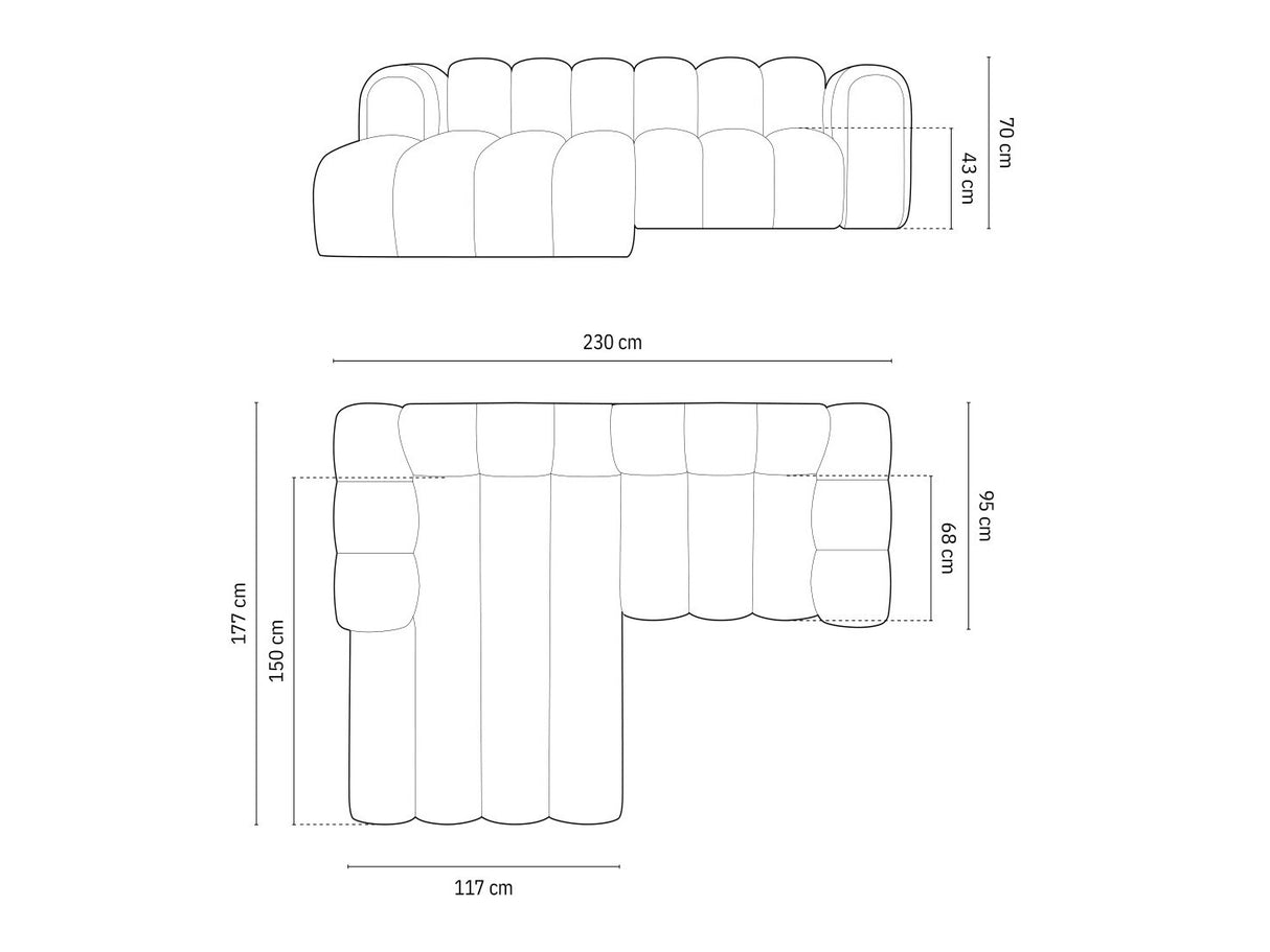 Stūra dīvāns 592315