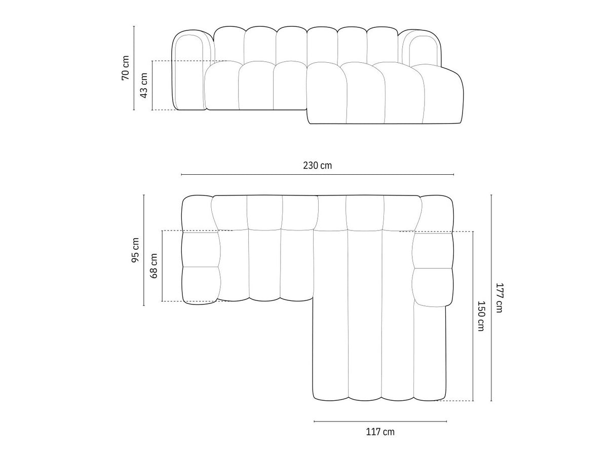 Stūra dīvāns 592315