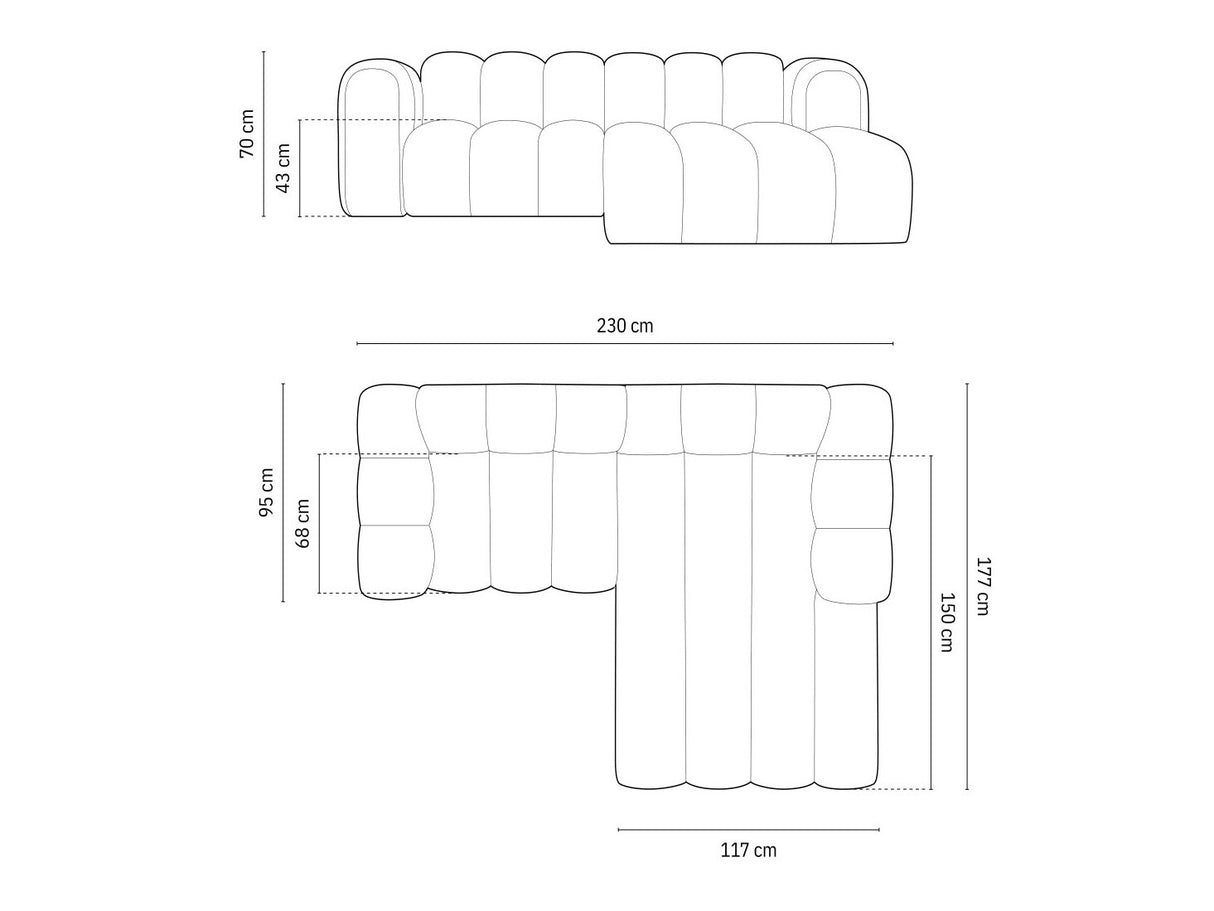 Stūra dīvāns 592315