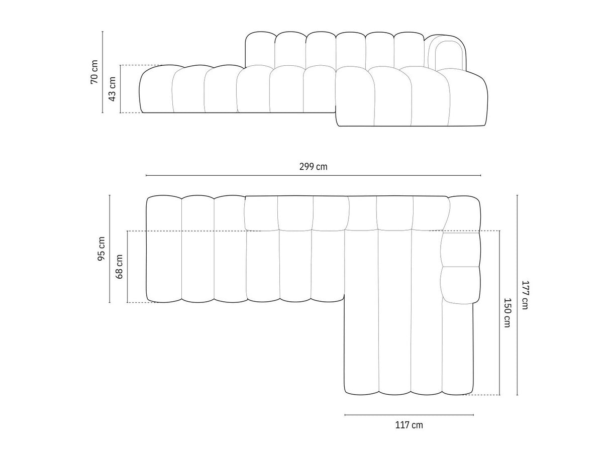 Stūra dīvāns 592448