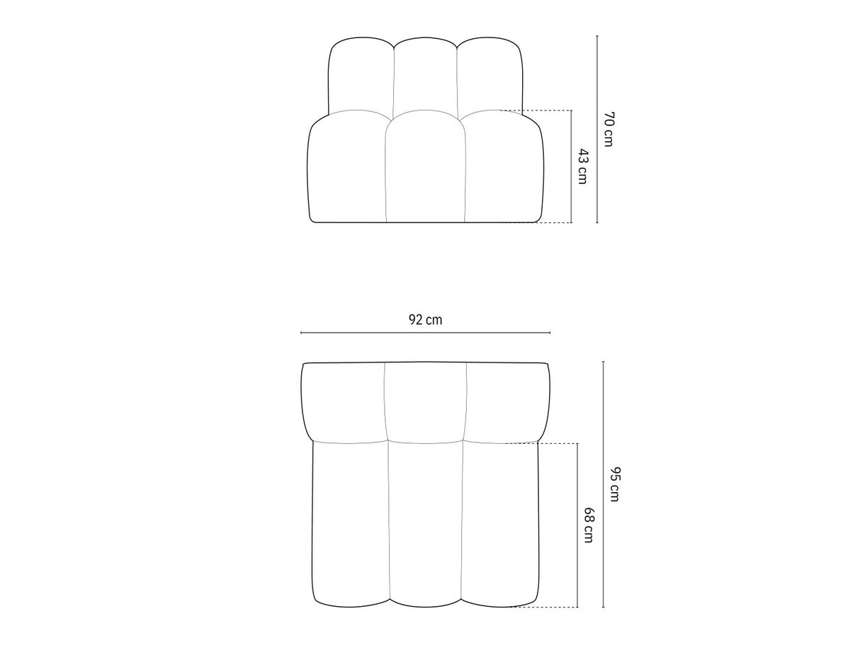 Moduļu krēsls 592811