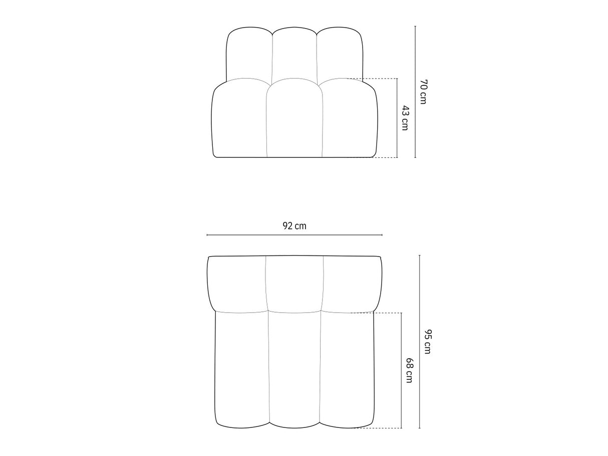 Moduļu krēsls 592811