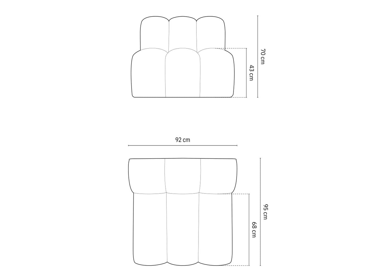 Moduļu krēsls 592811