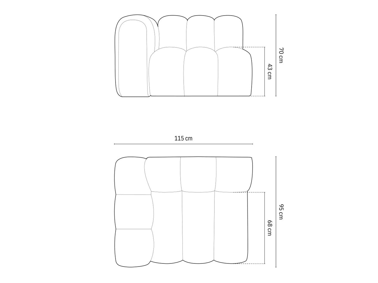 Moduļu krēsls 592967